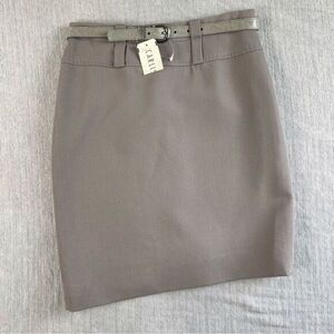 Carlisle Gray Wool Asymmetrical Short Skirt Women’s Size 0 NEW